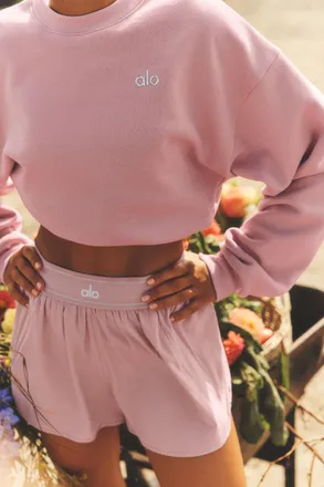 Alo | Match Point Short in Vintage Pink, Size: Medium