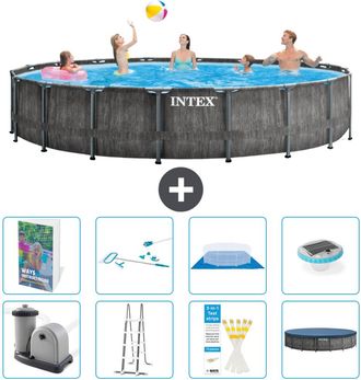 Intex Piscina Prism Frame Redonda - 549x122 Cm - 9-piezas S595