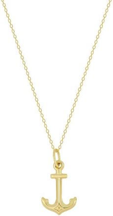 Bony Levy 14K Gold Anchor Pendant Necklace in 14Ky at Nordstrom, Size 18