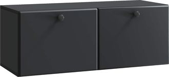 vidaXL Mueble De Tv De Pared 78,5 X 31 X 30 Cm Negro Vidaxl