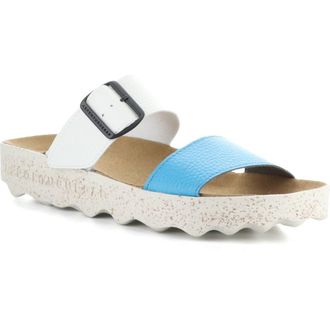 FLY London Coly Platform Slide Sandal in 014 Santoriniwht Faux Leather at Nordstrom Rack, Size 10-10.5Us / 41Eu