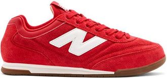 New Balance Unisex RC42 in Rossa/Bianca/Beige, Pelle Scamosciata/Rete, Taglia 37.5