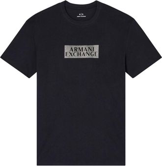 A|X Armani Exchange Hombre, Camisetas, Negro, Talla: 2XL