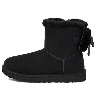 UGG (WMNS) UGG Classic Double Bow Mini Black 1127130-BLK