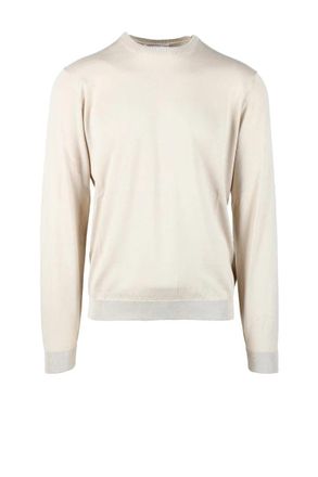 FILIPPO DE LAURENTIIS Cotton Sweater - Beige