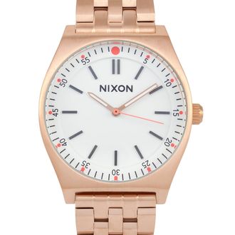 Nixon Crew 39mm All Rose Gold/Cream Stainless Steel Watch A1186-2761