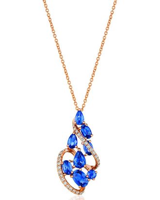 Le Vian 14K Rose Gold 2.66 ct. tw. Diamond & Sapphire Pendant