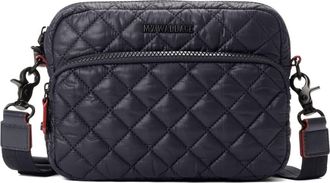 MZ Wallace Small Metro Quilted Nylon Camera Bag in Black at Nordstrom