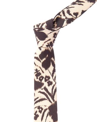Ferragamo Brown Silk Tie