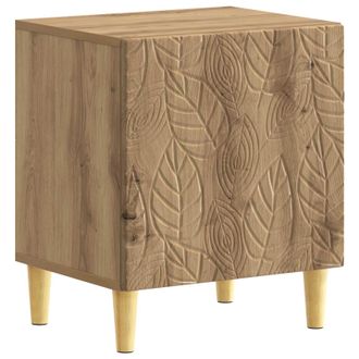 vidaXL Mesita De Noche Roble Artesanal 43 X 34,5 X 50 Cm Vidaxl