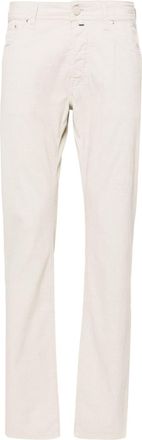 Jacob Cohen Bard slim-cut trousers - men - Cotton/Elastane/Polyester/Cotton - 33 - Neutrals