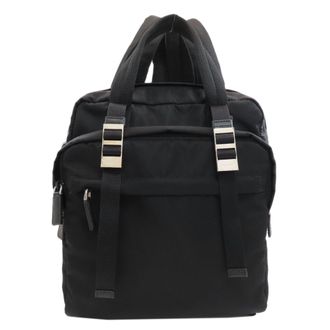Prada Black Nylon Backpack (Pre-Owned)