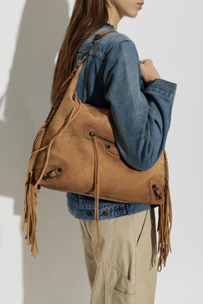 Balenciaga Le City Medium Bag, Womens, Brown