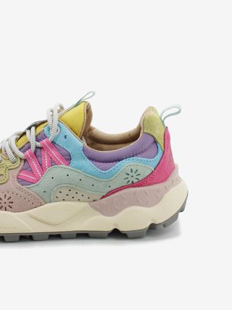 Flower Mountain Yamano 3 woman suede e nylon pink / ocher / light pink