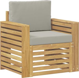 vidaXL Conjunto De Sof&aacute;s De Exterior Poli&eacute;ster Blanco Vidaxl
