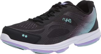 Ryk&auml; Womens Devotion Plus 2 Walking Shoe, Black/Purple, 5.5 UK