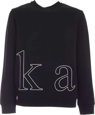 Karl Lagerfeld Sweatshirt - Heren - Sweatshirts - Zwart - S - Katoen - Hoodies & sweatvesten