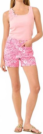 Lilly Pulitzer Aricia Knit Top In Pink Muse