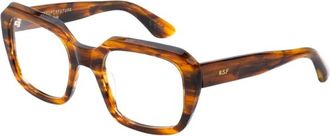 Retro Superfuture Stijlvolle Bril in Tangeri Kleur - unisex - Brillen - Bruin - 53 MM - Accessoires