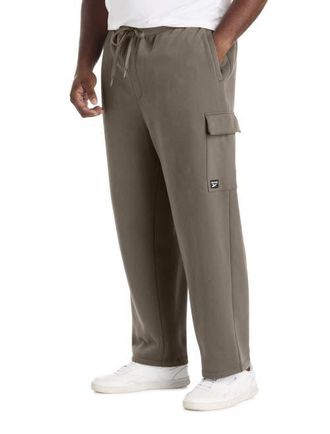 Reebok Big & Tall Performance Supersoft Cargo Sweatpants in Trek Grey at Nordstrom, Size 1X Big