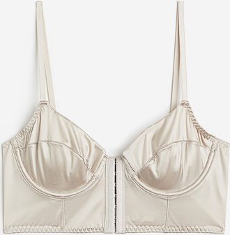 H&M Unwattiertes Bustier - Brown