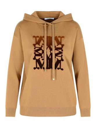 Max Mara Camel Virgin Wool Sweatshirt