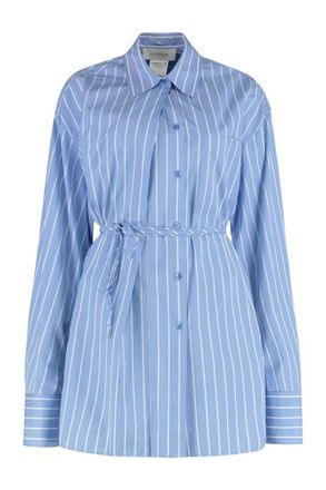 Sportmax Light Blue Regular Stripes Shirt
