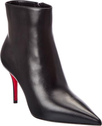 Christian Louboutin Miss Z 90 Leather Bootie