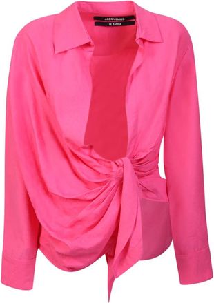 Jacquemus Bahia Shirt - Dames - Overhemden - Roze - XS - Overhemden