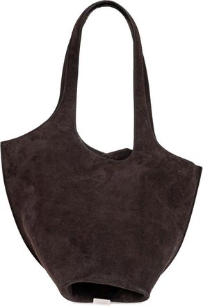 The Attico La Scoop Medium Leather Shoulder Bag