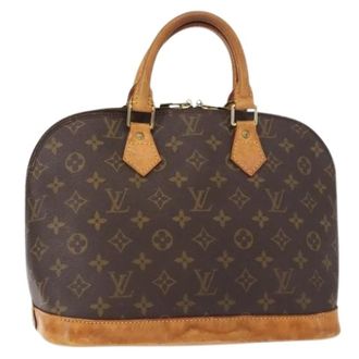 Louis Vuitton Pre-owned Handbags, female, Brown, Size: ONE SIZE Pre-owned Vintage Canvas Handbag