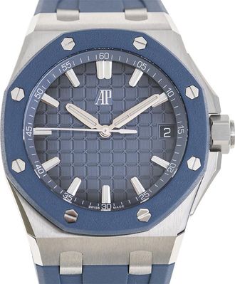 Audemars Piguet Royal Oak Offshore Automatic Blue Dial Mens Watch 15605SK.OO.A350CA.01
