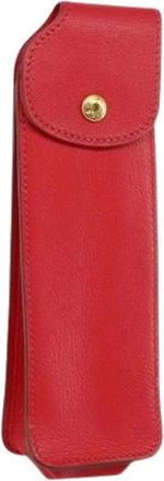 Herm&egrave;s Pre-owned Wallets, female, Red, Size: ONE SIZE Pre-owned Glasses Case