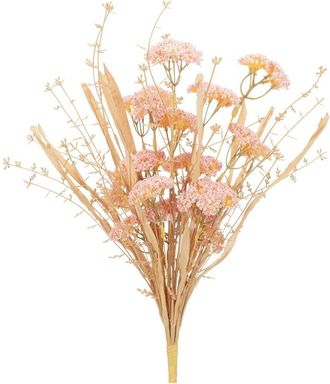 Melrose International Set Of 2 Blush Floral Grass Bush