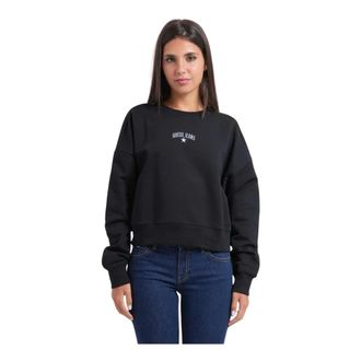 Guess Hoodies & sweatvesten, Dames, Zwart, XS, Crewneck Sweatshirt