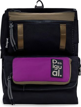 Desigual Voyager Nylon Convertible Crossbody Bag in Black at Nordstrom