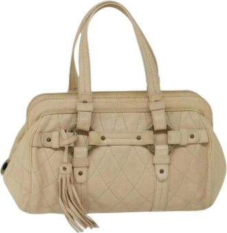 Bally Pre-owned Handbags, female, Beige, Size: ONE SIZE Pre-owned Handbag
