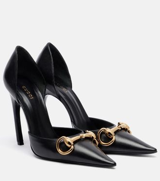 Gucci Boulevard Horsebit leather pumps