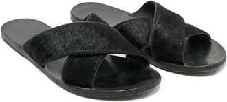 Ancient Greek Sandals Sandali con design a incrocio - Nero