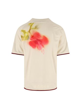 adidas Originals Unisex T-Shirts And Polos White Recycled Polyester