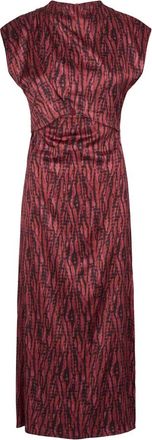 Americandreams Cici Dress - Dames - Maxi kleedjes - Rood - M - Kleedjes