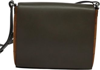 Burberry Brown Leather Shoulder Bag (Pre-Owned)