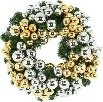 Creative Displays Inc. 22 Holiday Wreath With Assorted Ornaments