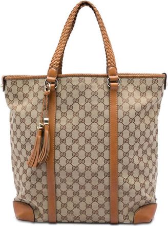 Gucci Pre-owned Gucci Large GG Canvas Marrakech Tote Ladies I1DHE58Z80EE8180