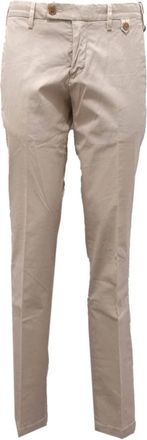 AT.P. CO Heren, Broeken, Beige, Maat: XS Katoen