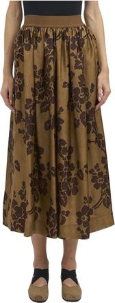 Uma Wang Gillian Skirt - Dames - Midirokken - Bruin - M - Rokken