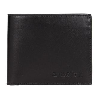 A.Testoni Leren Portemonnee - Heren - Portefeuilles - Zwart - ONE Size - Leer - Accessoires