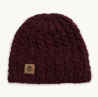 Turtle Fur Mika Wool Beanie in Bordeaux at Nordstrom