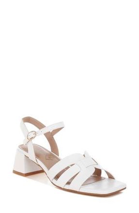 London Rag Eliska Block Heel Sandal in White at Nordstrom Rack, Size 10