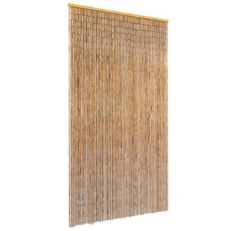 vidaXL Cortina De Bamb&uacute; Para Puerta Contra Insectos 100x220 Cm Vidaxl